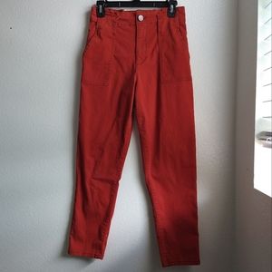 ✨ No Boundaries Burnt Orange High Rise Skinny